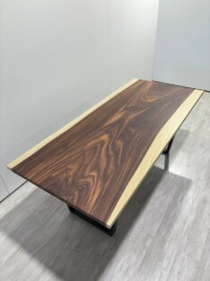 Стол офисный прямоугольный дизайнерский лофт THETABLE RU 250х100 14.1/2.1-П