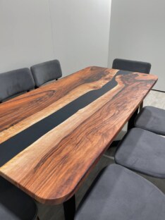 Стол кухонный обеденный прямоугольный дизайнерский лофт THETABLE RU 160х80 5.8/3.1