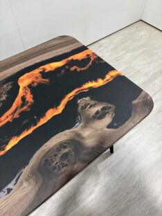 Стол журнальный прямоугольный дизайнерский лофт THETABLE RU 140х80 4.11/7.1