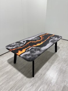 Стол журнальный прямоугольный дизайнерский лофт THETABLE RU 120х80 4.20/5.1