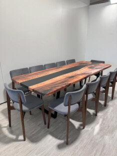 Стол кухонный обеденный прямоугольный дизайнерский лофт THETABLE RU 250х100 3.8/2.1 Стол кухонный обеденный прямоугольный дизайнерский лофт THETABLE RU 250х100 3.8/2.1