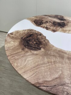 Стол кухонный обеденный круглый дизайнерский лофт THETABLE RU 120х32 3.34/1.1