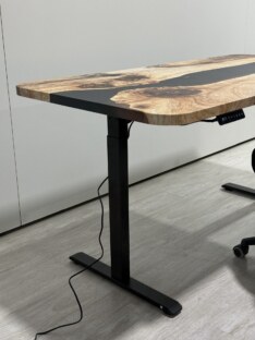 Стол компьютерный с подъемным механизмом дизайнерский лофт THETABLE RU 120х80 3.25/14.1