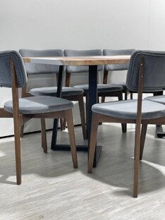 Стол кухонный обеденный прямоугольный дизайнерский лофт THETABLE RU 180х80 3.18/1.1 Стол кухонный обеденный прямоугольный дизайнерский лофт THETABLE RU 180х80 3.18/1.1