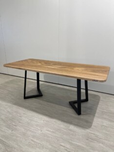 Стол кухонный обеденный прямоугольный дизайнерский лофт THETABLE RU 200х90 8.13/1.1