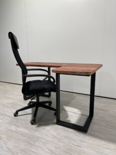 Стол компьютерный угловой дизайнерский лофт THETABLE 160х110 1.10/3.1