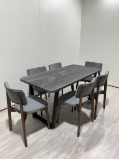 Стол кухонный обеденный прямоугольный дизайнерский лофт THETABLE 140х80 8.11/2.1