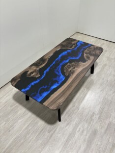 Стол журнальный прямоугольный дизайнерский лофт THETABLE RU 140х80 4.8/5.1