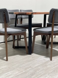 Стол кухонный обеденный прямоугольный дизайнерский лофт THETABLE RU 120х80 5.8/1.1 Стол кухонный обеденный прямоугольный дизайнерский лофт THETABLE RU 120х80 5.8/1.1