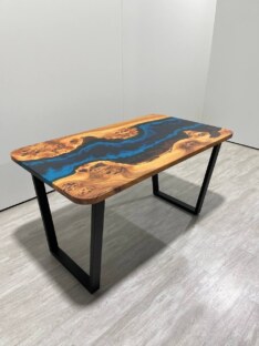 Стол кухонный обеденный прямоугольный дизайнерский лофт THETABLE RU 120х80 4.1/2.1 Стол кухонный обеденный прямоугольный дизайнерский лофт THETABLE RU 120х80 4.1/2.1