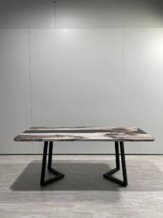 Стол кухонный обеденный прямоугольный дизайнерский лофт THETABLE RU 200х90 3.30/1.1