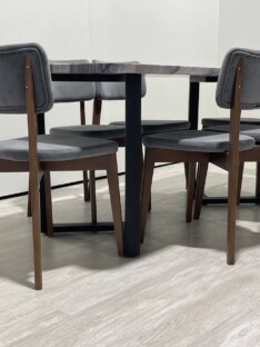 Стол кухонный обеденный прямоугольный дизайнерский лофт THETABLE RU 160х80 3.27/3.1 Стол кухонный обеденный прямоугольный дизайнерский лофт THETABLE RU 160х80 3.27/3.1