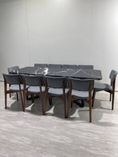 Стол кухонный обеденный прямоугольный дизайнерский лофт THETABLE RU 200х90 2.12.2/1.1