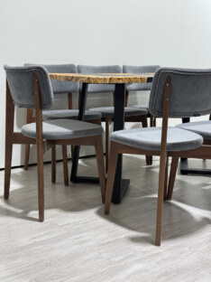 Стол кухонный обеденный прямоугольный дизайнерский лофт THETABLE RU 200х90 2.73/1.1