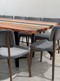 Стол кухонный обеденный евро дизайнерский лофт THETABLE RU 250х100 5.8/1.1