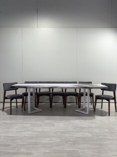 Стол кухонный обеденный евро дизайнерский лофт THETABLE RU 250х100 3.23/3.2