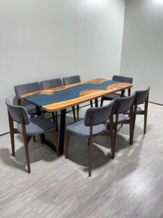 Стол кухонный обеденный прямоугольный дизайнерский лофт THETABLE RU 180х80 4.1/2.1 Стол кухонный обеденный прямоугольный дизайнерский лофт THETABLE RU 180х80 4.1/2.1