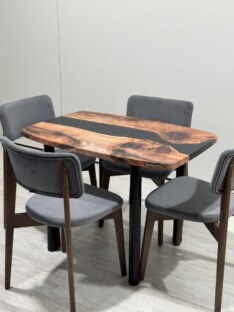 Стол кухонный обеденный евро дизайнерский лофт THETABLE RU 102х69 3.8/11.1