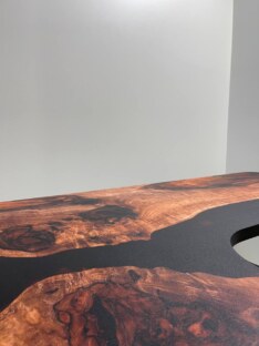 Стол письменный угловой дизайнерский лофт THETABLE RU 160х110 3.8/3.1