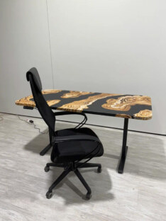 Стол компьютерный с подъемным механизмом дизайнерский лофт THETABLE 180х80 2.73/14.1