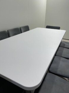 Стол кухонный обеденный прямоугольный дизайнерский лофт THETABLE RU 200х90 2.23/1.2