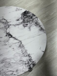 Стол журнальный круглый дизайнерский лофт THETABLE RU 60х16 7.4/12.1-3