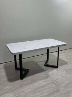 Стол кухонный обеденный прямоугольный дизайнерский лофт THETABLE RU 150х80 2.21/3.1 Стол кухонный обеденный прямоугольный дизайнерский лофт THETABLE RU 150х80 2.21/3.1