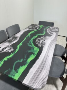 Стол кухонный обеденный прямоугольный дизайнерский лофт THETABLE RU 120х80 4.19/1.1