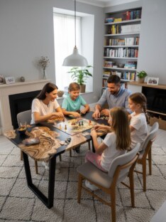 Стол кухонный обеденный прямоугольный дизайнерский лофт THETABLE RU 160х80 2.73/2.1