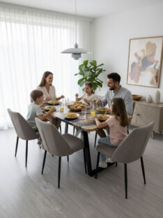 Стол кухонный обеденный прямоугольный дизайнерский лофт THETABLE RU 160х80 2.73/2.1
