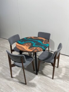 Стол обеденный круглый 90 см 4014.5/90/32/4.1 круглый