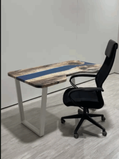 Стол компьютерный 140х80 см 224-3.32/140/80/32/2.2 с вырезом