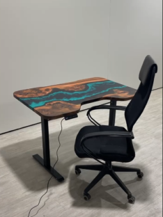 Стол компьютерный 120х80 см 398-4.5/120/80/32/14.1 с 2 вырезами